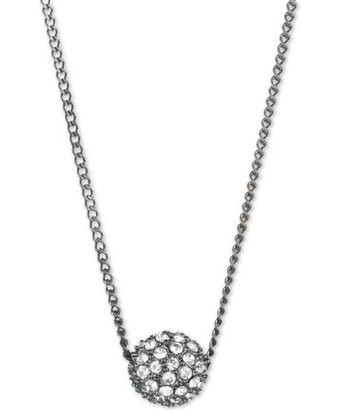 givenchy crystal fireball pendant necklace|Macy's.